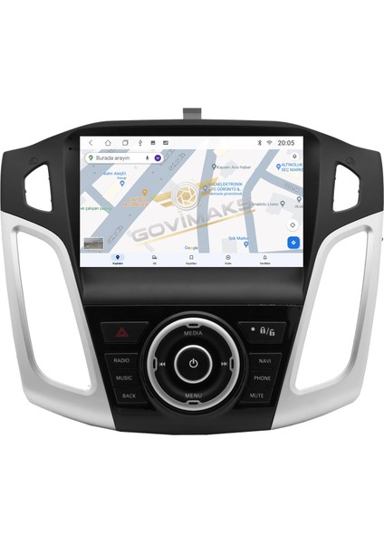 FORD FOCUS 3 /3.5 /4 2012-2018 UYUMLU 6 GB RAM 128 GB HAFIZA ANDROID MULTIMEDIA TEYP