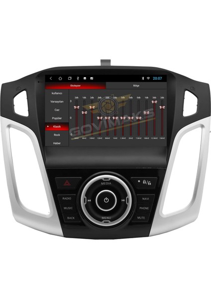 FORD FOCUS 3 /3.5 /4 2012-2018 UYUMLU 8 GB RAM 128 GB HAFIZA ANDROID MULTIMEDIA TEYP