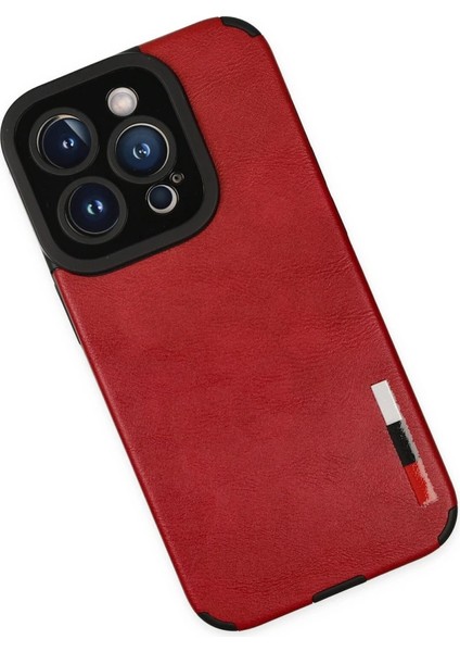 Iphone 14 Pro Kılıf Loop Deri Silikon - Kırmızı modelleri
