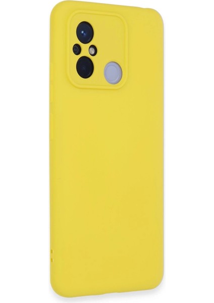Xiaomi Redmi 12C Kılıf Nano Içi Kadife Silikon - Sarı fiyatları