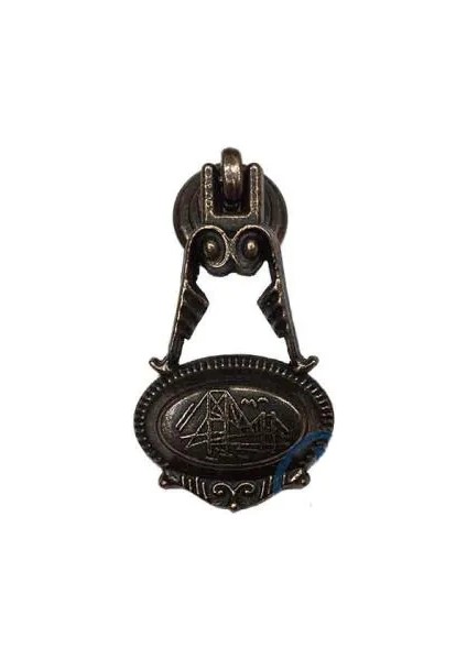 Dekoratif Zamak Sarkaç Küçük Kulp - 30X63MM, Eskitme, 1 Adet