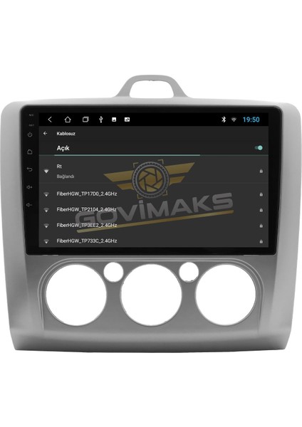 FORD FOCUS 2 2006-2011 MANUEL KLİMA UYUMLU 2 GB RAM 32 GB HAFIZA ANDROID MULTIMEDIA TEYP