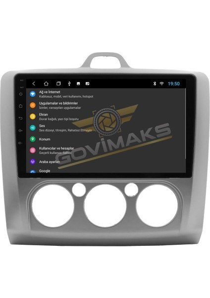 FORD FOCUS 2 2006-2011 MANUEL KLİMA UYUMLU 2 GB RAM 32 GB HAFIZA ANDROID MULTIMEDIA TEYP