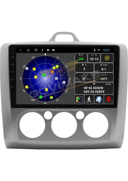 FORD FOCUS 2 2006-2011 UYUMLU MANUEL KLİMA 8 GB RAM 128 GB HAFIZA ANDROID MULTIMEDIA TEYP