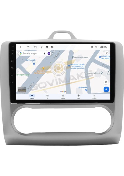 FORD FOCUS 2 2006-2011 UYUMLU DİJİTAL KLİMA 2 GB RAM 32 GB HAFIZA ANDROID MULTIMEDIA TEYP