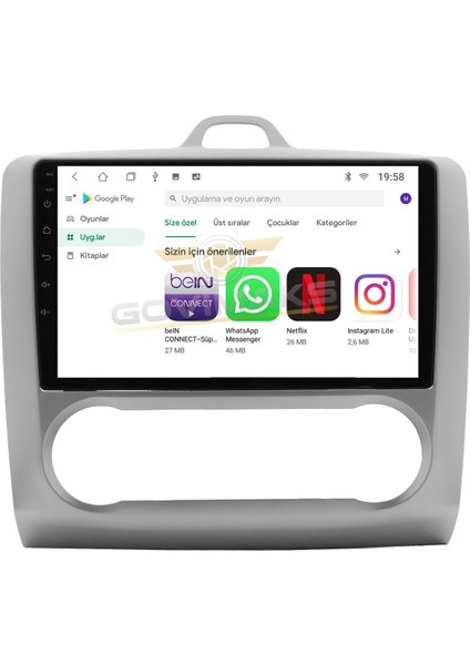 FORD FOCUS 2 2006-2011 UYUMLU DİJİTAL KLİMA 2 GB RAM 32 GB HAFIZA ANDROID MULTIMEDIA TEYP