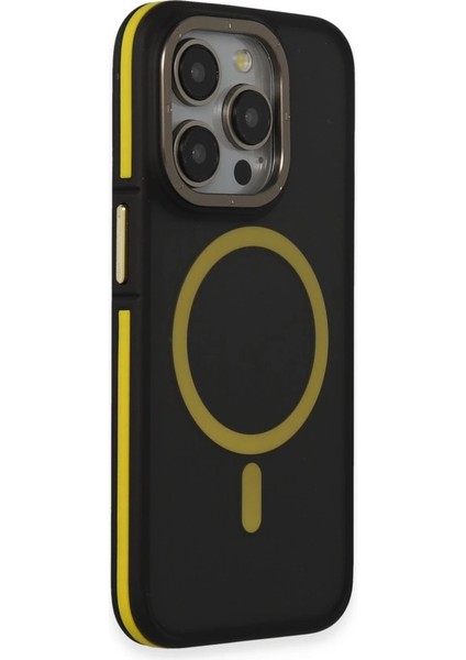 Joko Iphone 14 Pro Max Kılıf Rocky Magsafe Kapak - Siyah-Sarı fiyatları