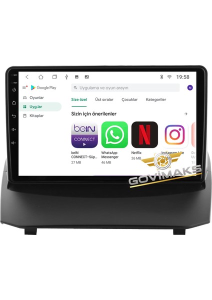 FORD FİESTA 2009-2012 UYUMLU 2 GB RAM 32 GB HAFIZA ANDROİD MULTİMEDİA TEYP