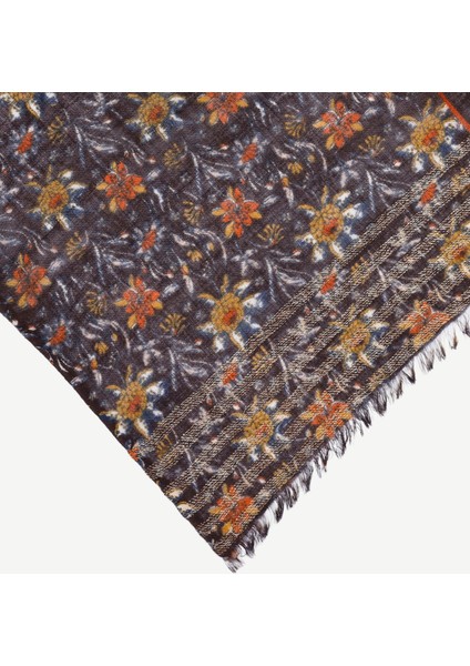 Çiçek Desenli Yün Şal fiyatları