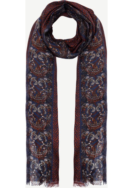 Tensel ve Yün Karışımlı Şal