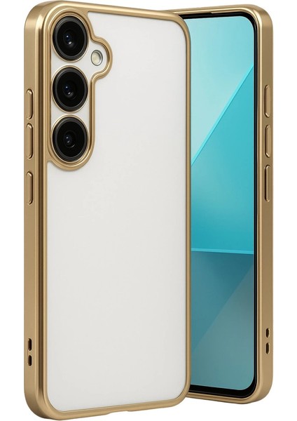 Samsung Galaxy A24 4g Prime Kılıf Razer Lensli Silikon - Gold