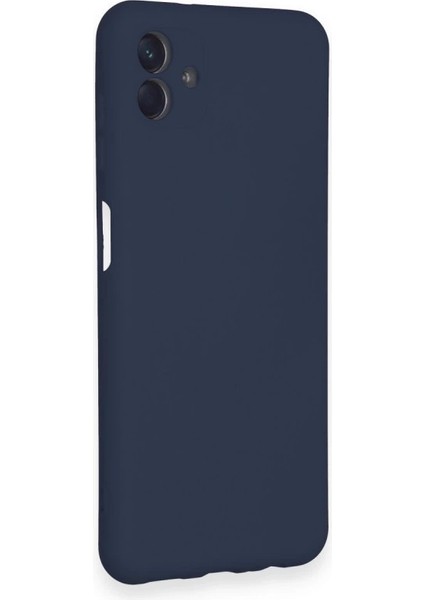 Samsung Galaxy A04 Kılıf Nano Içi Kadife Silikon - Lacivert fiyatları