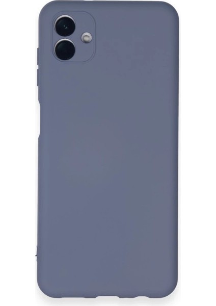 Samsung Galaxy A04 Kılıf Nano Içi Kadife Silikon - Gri