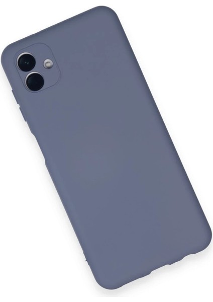 Samsung Galaxy A04 Kılıf Nano Içi Kadife Silikon - Gri modelleri