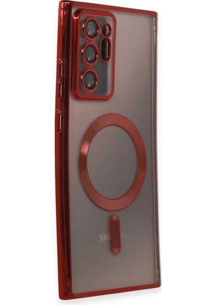 Samsung Galaxy Note 20 Ultra Kılıf Kross Magneticsafe Kapak - Kırmızı fiyatları