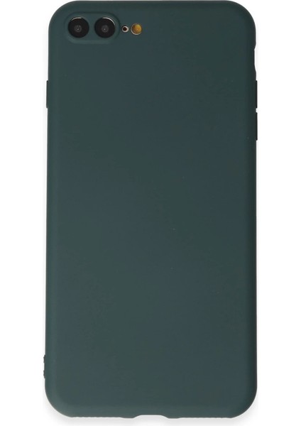Iphone 7 Plus Kılıf First Silikon - Koyu Yeşil