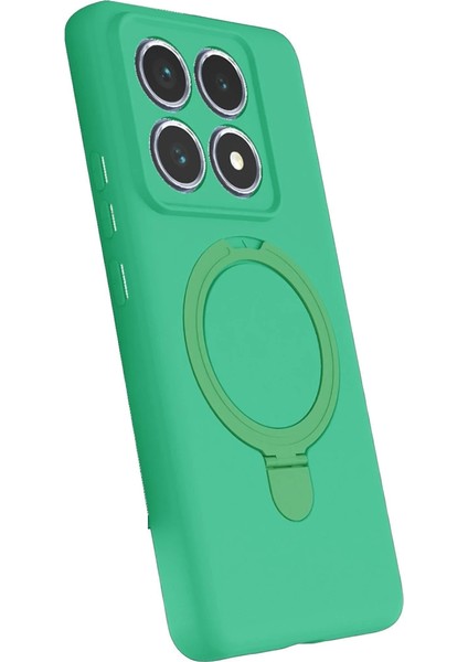 Xiaomi Mi 14T Pro Regal Magsafe Standlı Kapak - Yeşil fiyatları
