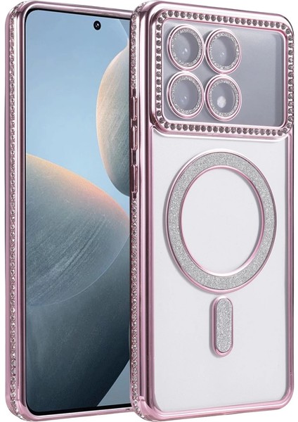 Xiaomi Poco X6 Pro Joke Simli Magneticsafe Kılıf - Pembe