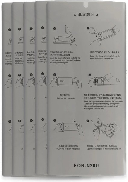 Joko Samsung Galaxy Note 20 Ultra Autokit 5in1 Fiber Hayalet Polymer Nano Ekran Koruyucu modelleri
