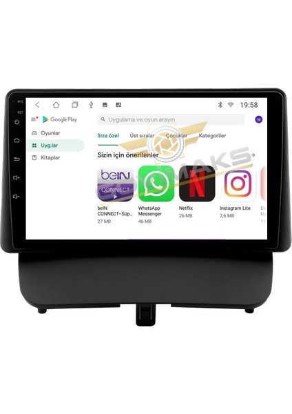 FORD COURIER DELÜX PAKET UYUMLU 4 GB RAM 64 GB HAFIZA ANDROID MULTIMEDIA TEYP indirimleri