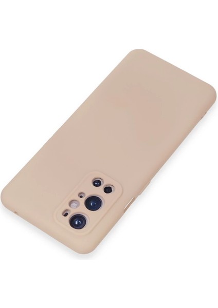 One Plus 9 Pro Kılıf Nano Içi Kadife Silikon - Pudra modelleri