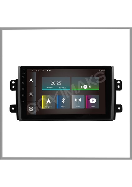 SUZİKİ SX4 2007-2013 UYUMLU 8 GB RAM 128 GB HAFIZA ANDROİD MULTİMEDİA TEYP