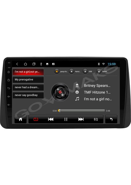 FİAT EGEA CROSS 2019-2022 UYUMLU 4 GB RAM 64 GB HAFIZA ANDROİD MULTİMEDİA TEYP