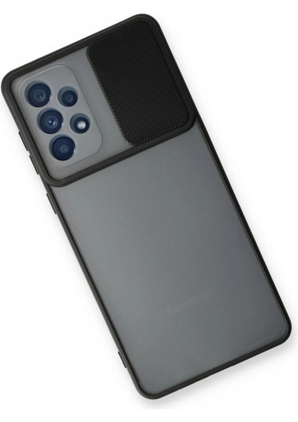 Samsung Galaxy A33 5g Kılıf Palm Buzlu Kamera Sürgülü Silikon - Siyah modelleri