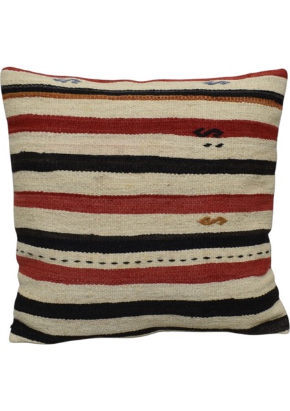 Yeni El Dokuma Dekoratif Kilim Kırlent Yastık Kılıfı 6701