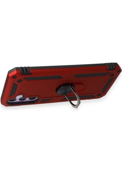 Samsung Galaxy A14 4g Kılıf Sofya Yüzüklü Silikon Kapak - Kırmızı fiyatları