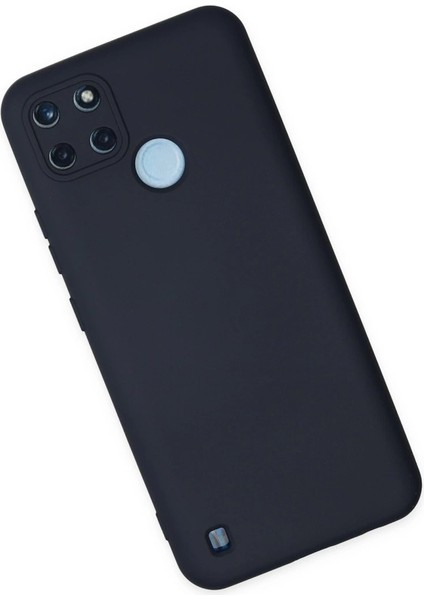 Realme C25Y Kılıf Nano Içi Kadife Silikon - Lacivert fiyatları