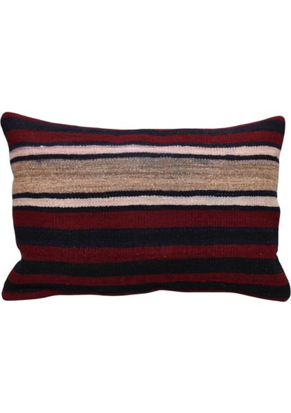 Yeni El Dokuma Dekoratif Kilim Kırlent Yastık Kılıfı 6684