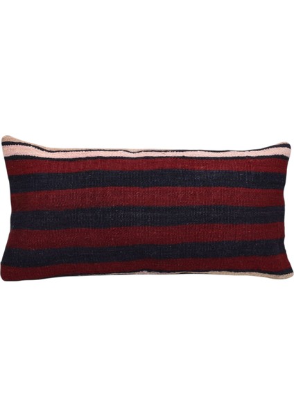 Yeni El Dokuma Dekoratif Lumbar Kilim Kırlent Yastık Kılıfı 6695