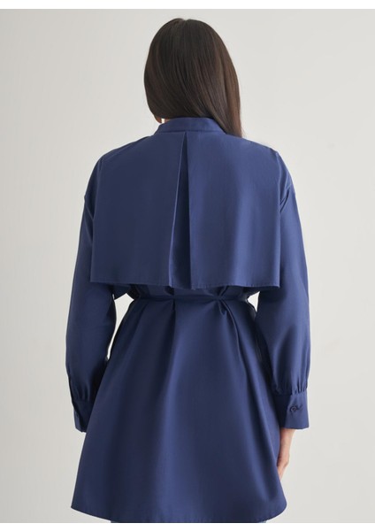 Hakim Yaka Düz Indigo Kadın Tunik M2MZ1030210242 fırsatları