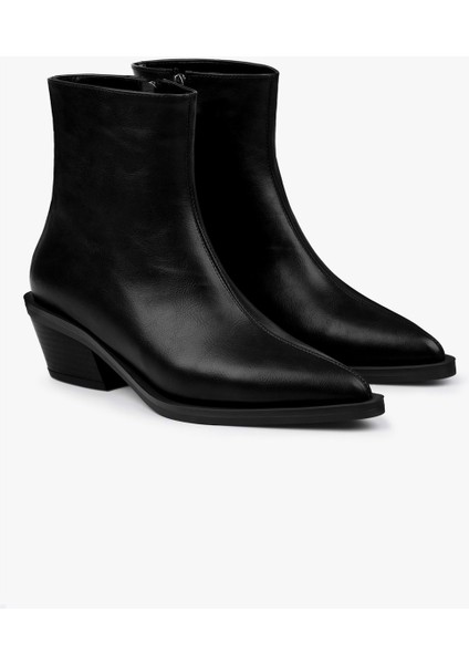 Kadın Colt Siyah Cilt Kovboy Bot