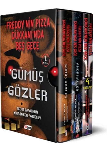 Freddy'nin Pizza Dükkanı'nda Beş Gece Serisi Seti - 3 Kitap Takım
