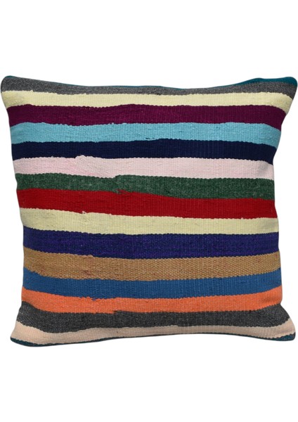 Yeni El Dokuma Dekoratif Kilim Kırlent Yastık Kılıfı 6703