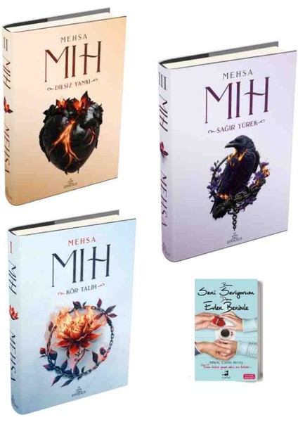 Mıh 1 Kör Talih, Mıh 2 Dilsiz Yankı, Mıh 3 Sağır Yürek Mehsa 3 Kitap Ciltli Set