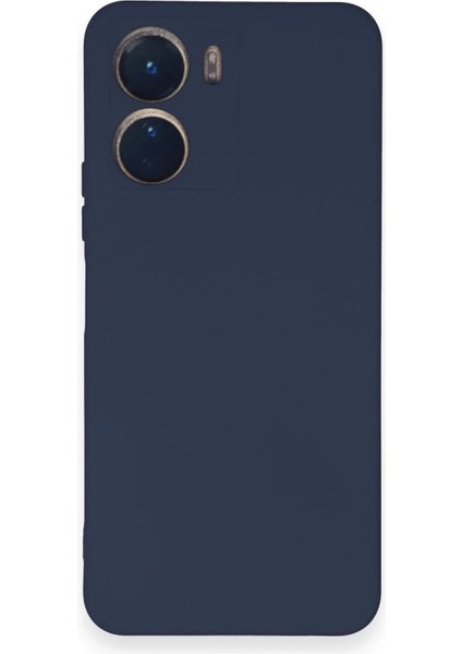 Vivo Y16 Kılıf Nano Içi Kadife Silikon - Lacivert
