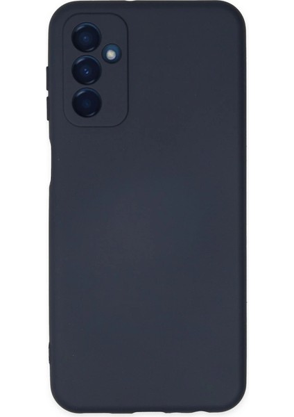 Samsung Galaxy M23 Kılıf Nano Içi Kadife Silikon - Lacivert