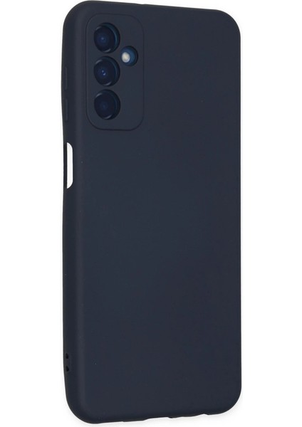 Samsung Galaxy M23 Kılıf Nano Içi Kadife Silikon - Lacivert modelleri