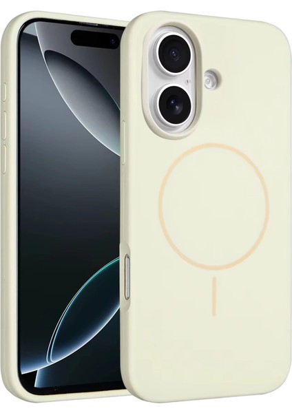 Joko Iphone 16 Plus Kılıf Jully Magsafe Kapak - Bej