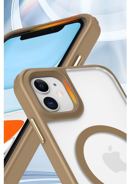 Iphone 12 Kılıf Enka Magsafe Silikon Kılıf - Desert modelleri