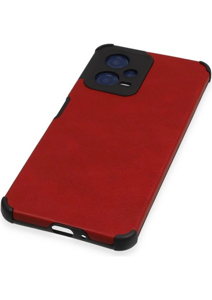 Xiaomi Redmi Note 12 5g Kılıf Loop Deri Silikon - Kırmızı modelleri