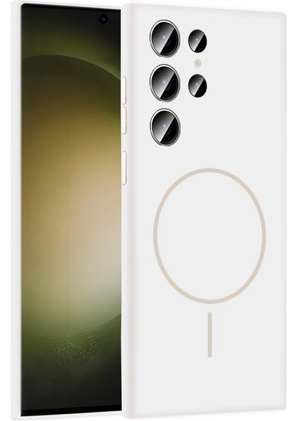 Joko Samsung Galaxy S24 Ultra Kılıf Jully Magsafe Kapak - Beyaz