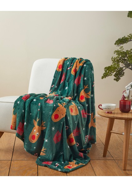 Happy Winter Koltuk Şalı 120X160 cm Yeşil fiyatları