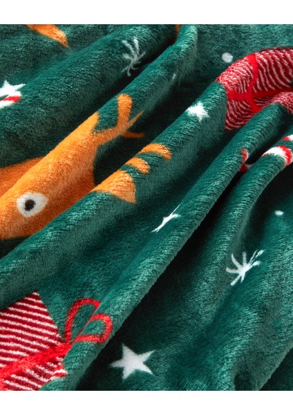 Happy Winter Koltuk Şalı 120X160 cm Yeşil modelleri