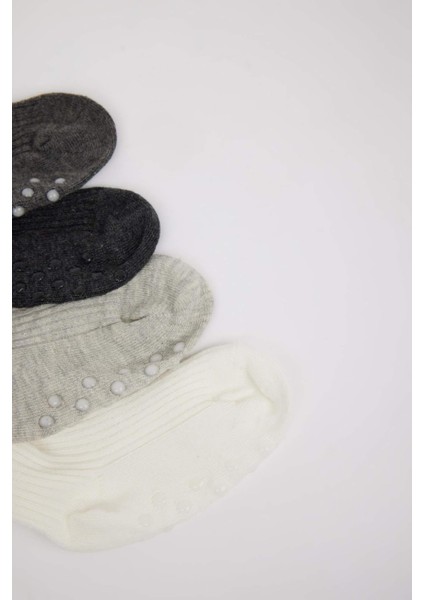 Erkek Bebek Dikişsiz 4lü Pamuklu Uzun ÇORAP C9115A5NS fiyatları