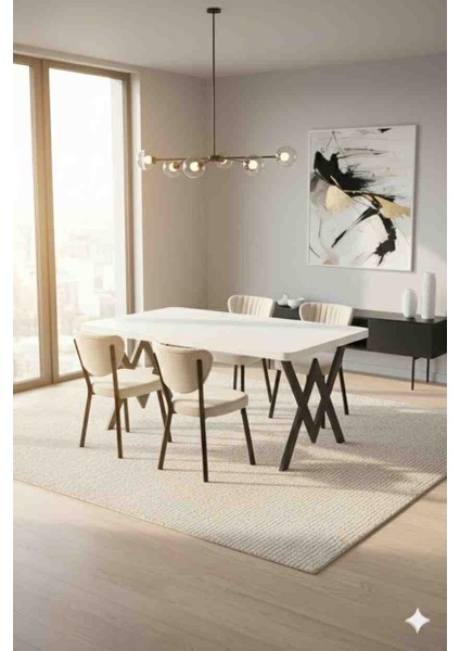 Yemek Masası 4 Sandalye Takımı