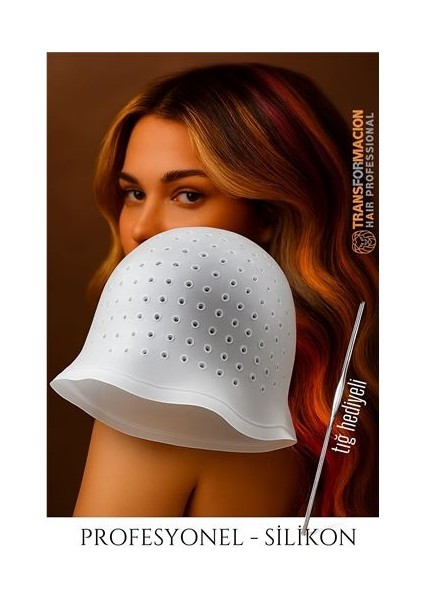 Silikon Röfle Bonesi ve Tığ Seti – Boya Tutmaz Tekrar Kullanılabilir, Profesyonel Saç Açma Aparatı